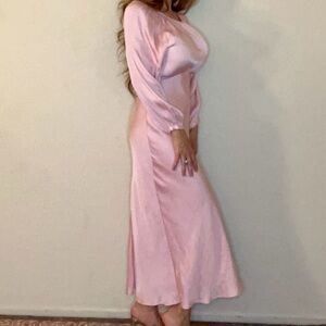 Moodie Blush Long Sleeve Dress